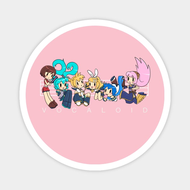 Vocaloid Pals Magnet by GummyDoodles 